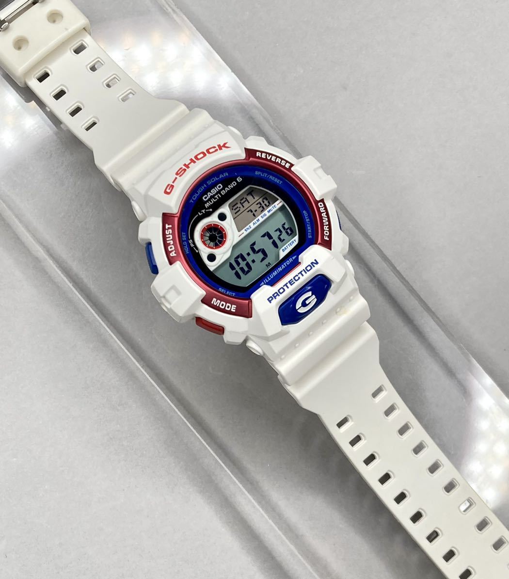 未使用同様 極美品 G-SHOCK GW-8900TR-7JF White Tricolor Series