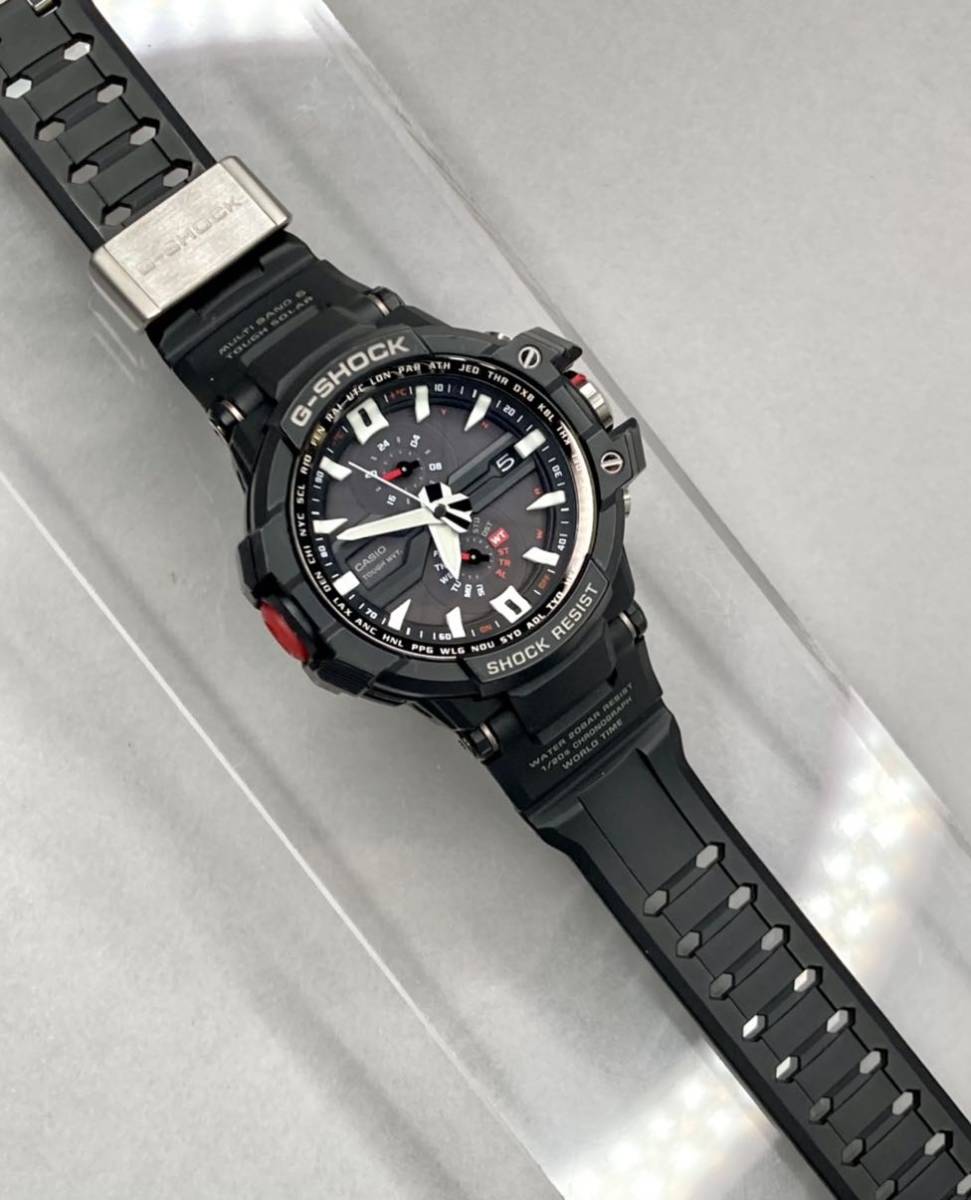 【極美品】G-SHOCK グラビティマスター 電波ソーラー GW-A1000 未使用同様 極美品 G-SHOCK GW-A1000-1AJF グラビティマスター