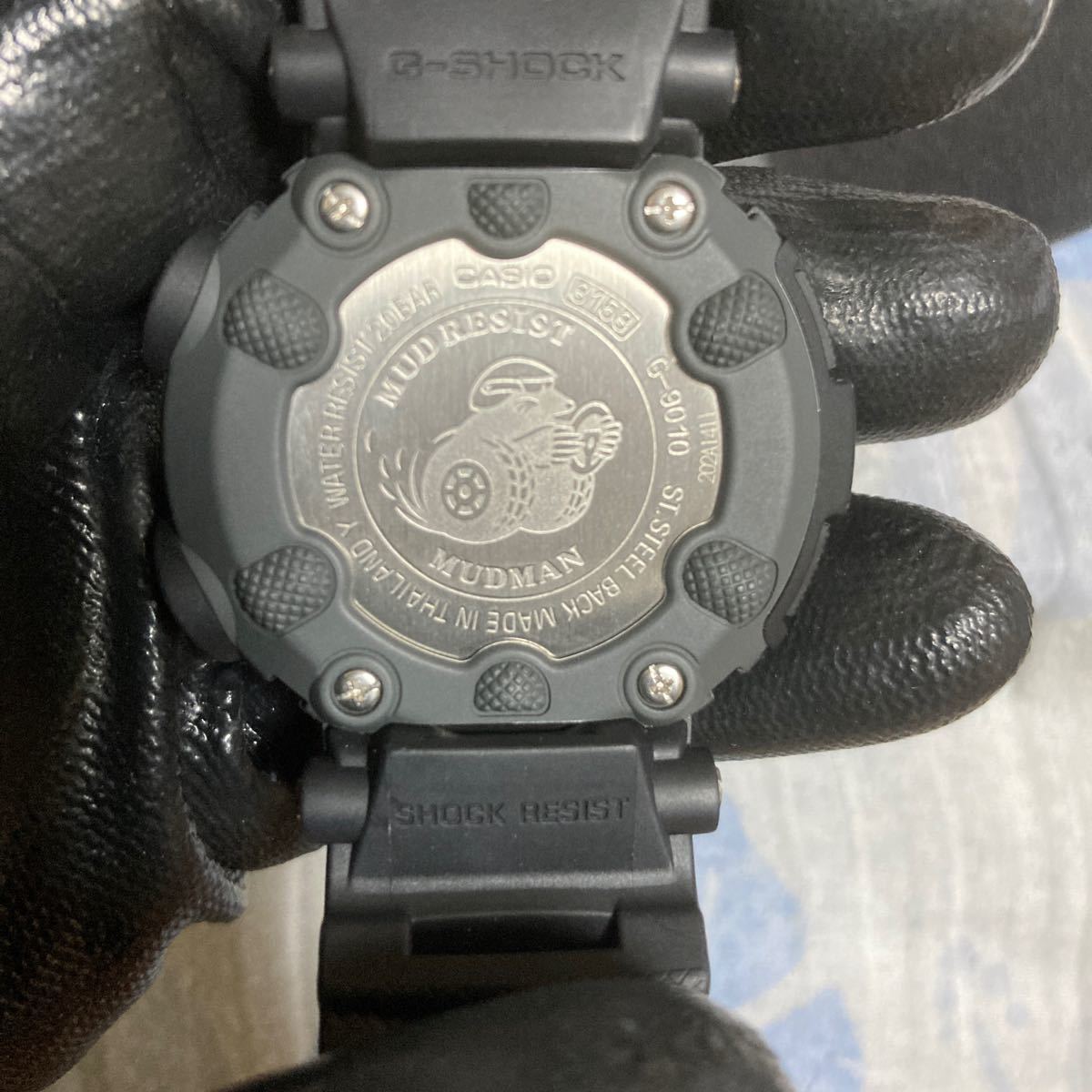希少 未使用 新品 カシオ CASIO G-9010-1 G-SHOCK 海外モデル タフソーラー マッドマン 1
