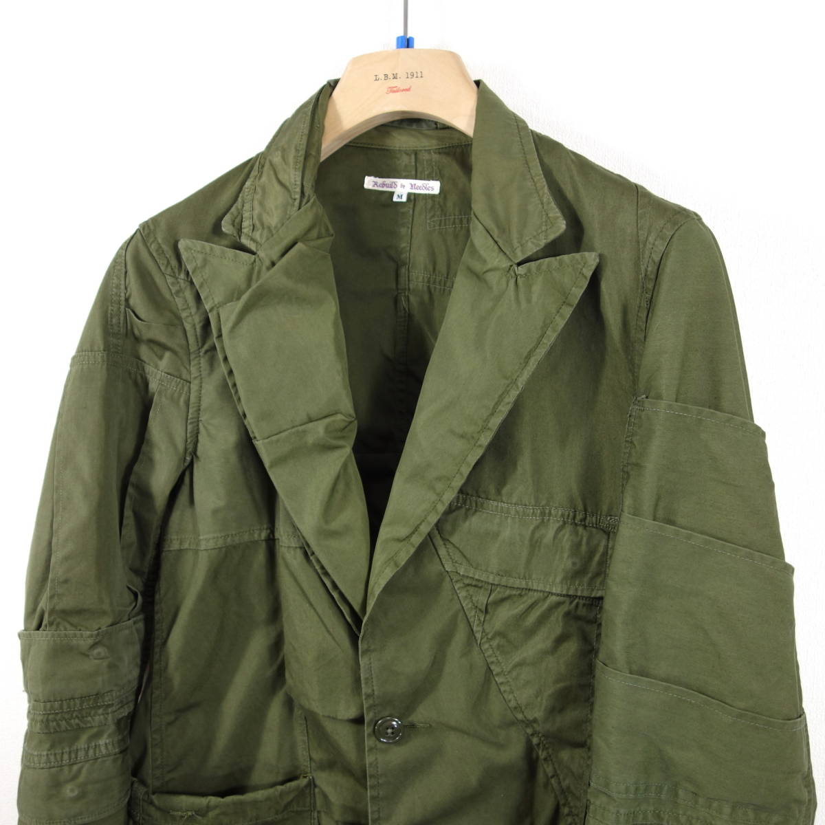 美品】リビルドバイニードルス M-65再構築ジャケット Needles Rebuild by Needles （Remake BDU Peaked  Lapel Jacket） サイズＭ