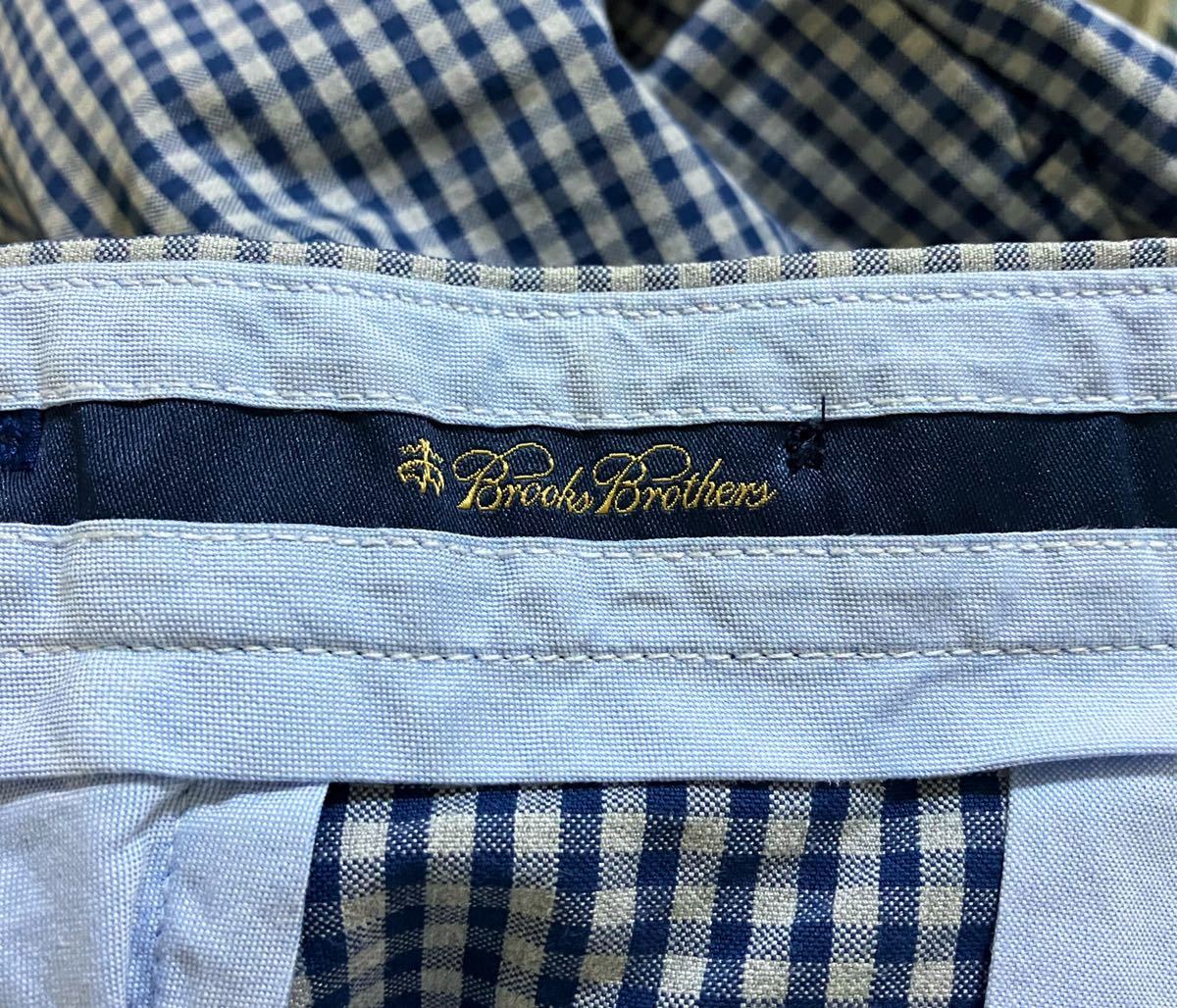 Brooks Brothers ブルックスブラザーズ ギンガムチェック柄 スーピマコットン素材 ショートパンツ サイズ29の画像6