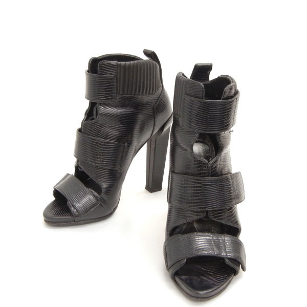  Alexander one gladiator pumps F51037 lady's boots type pushed .re zha cai z35 black Alexander Wang