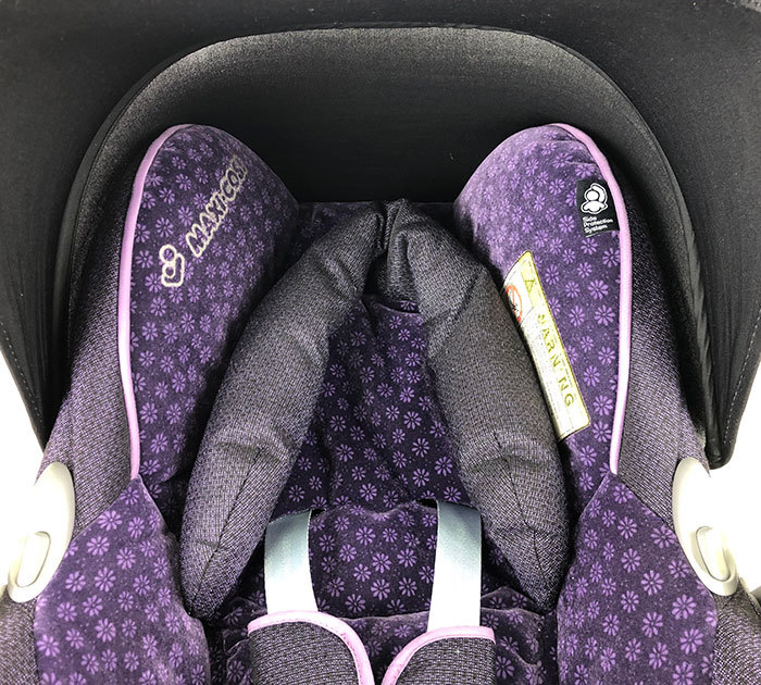 VMaxi-cosi maxi kosiCabrioFix cabrio fixing parts child seat baby seat floral print velour ground newborn baby ~15 months RA6421