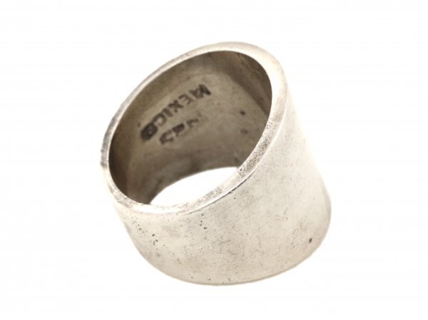  Vintage 925 серебряный производства meki олень n простой сигара частота кольцо Mexico ювелирные изделия кольцо 