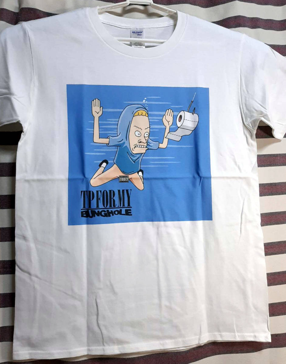 『Beavis and Butt-Head』ビーバスアンドバットヘッド マッシュアップ Tシャツ 【Mサイズ】新品/送料無料◇　ニルヴァーナ NIRVANA_画像2