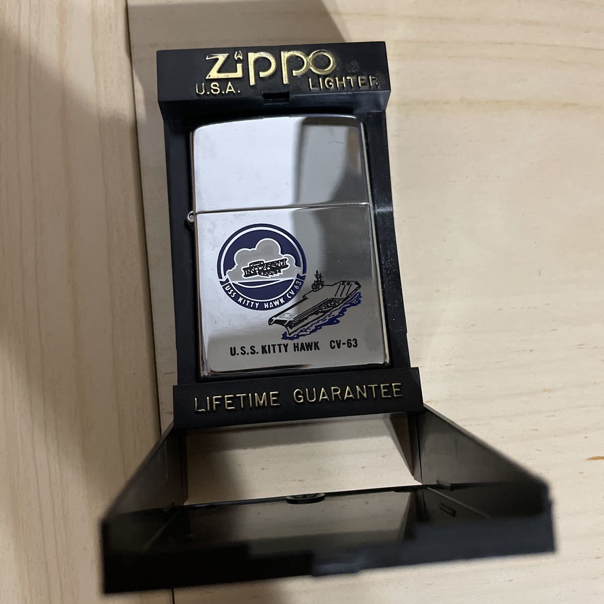 ZIPPO ジッポー U.S.S KITTY HAWK CV-63 U.S.A LIGHTERジッポ LIFETIME