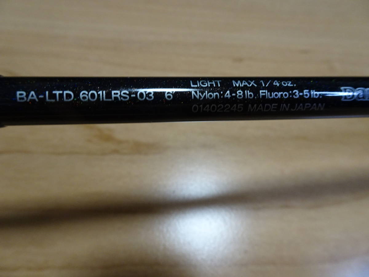 超美品! 希少! ダイワ バトラーリミテッド ルガー03 BA-LTD 601LRS
