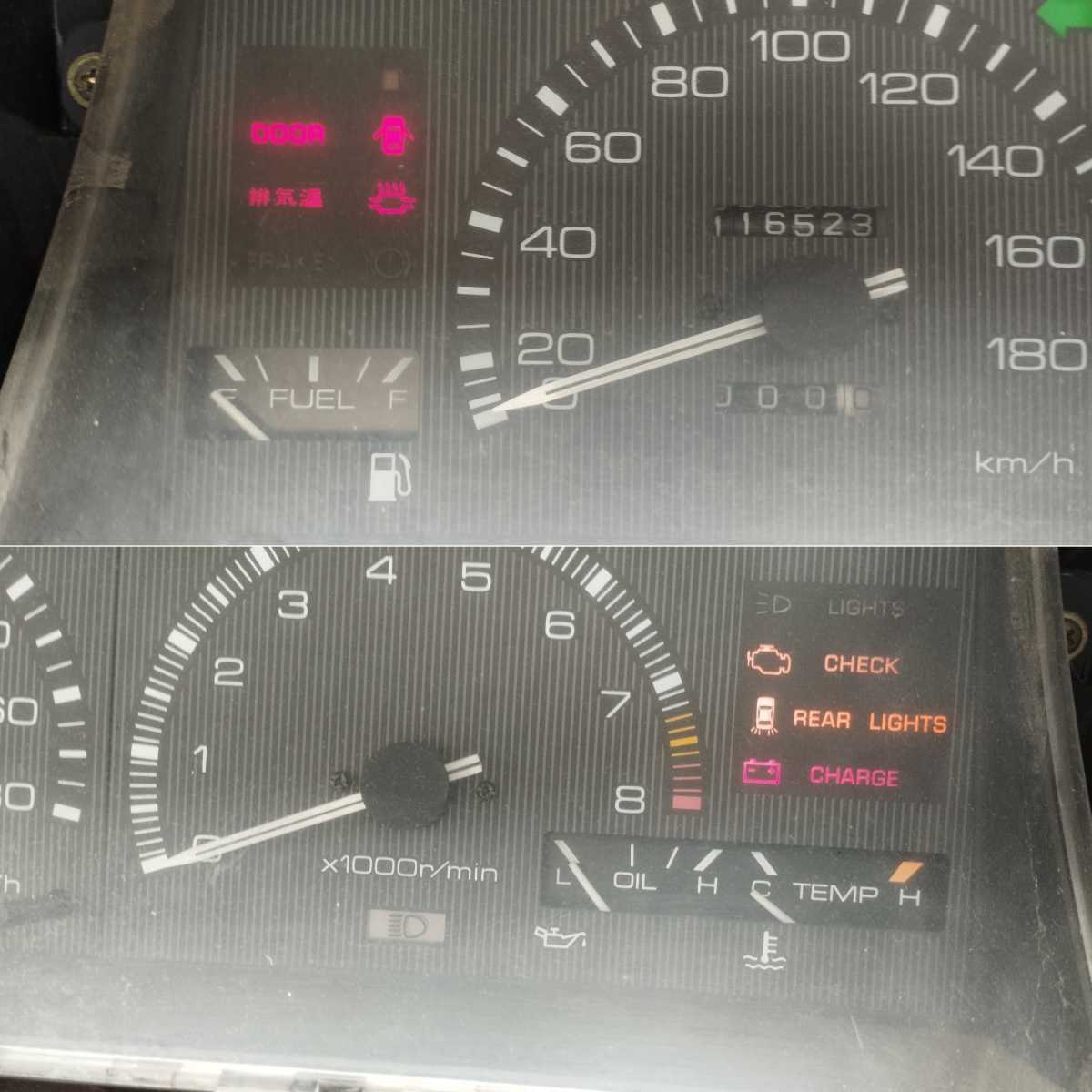 トヨタ AE86 トレノ スピードメーターパネル 後期 GT-V 3HB 作動未確認 