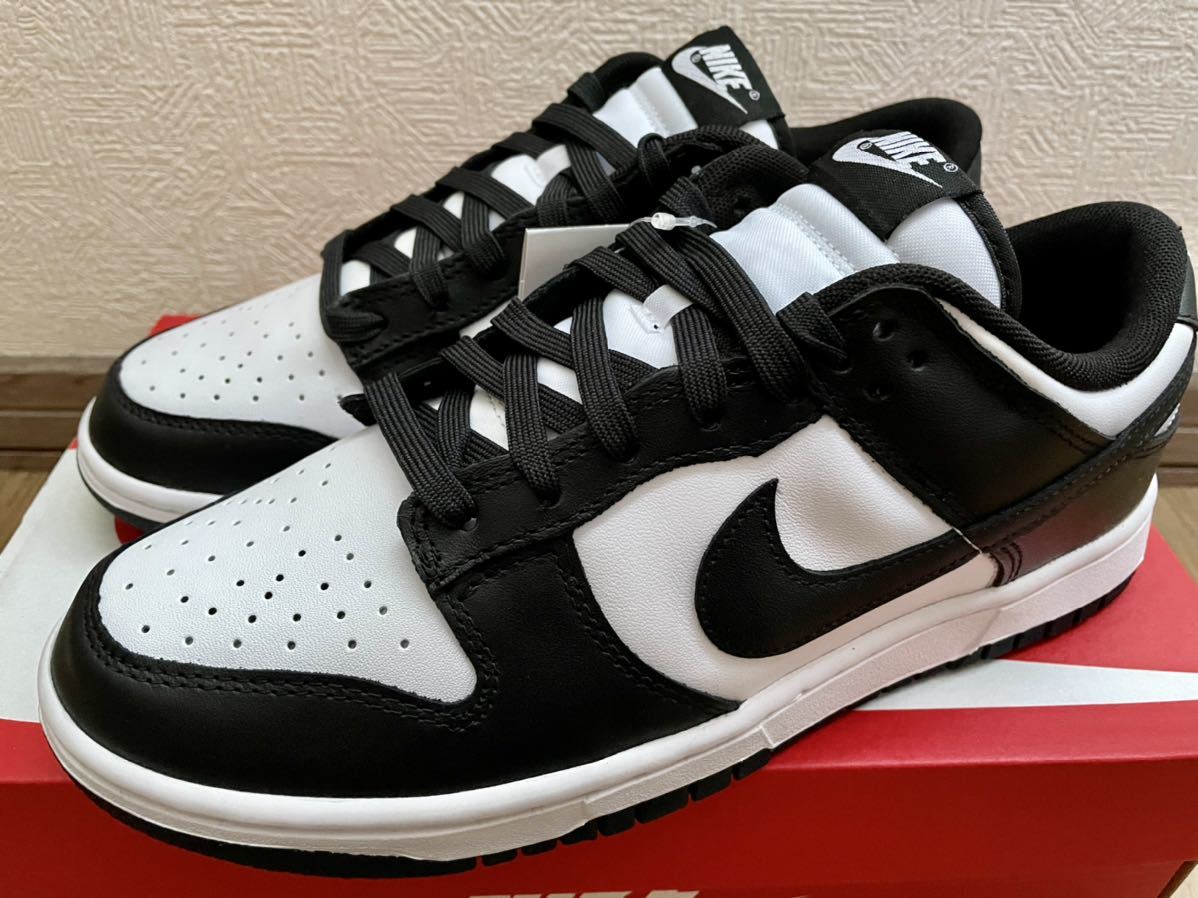 ★NIKE DUNK LOW RETRO WHITE BLACK 26.5cm ナイキ ダンク ロー ホワイト ブラック PANDA パンダ 白黒★新品未使用_画像1