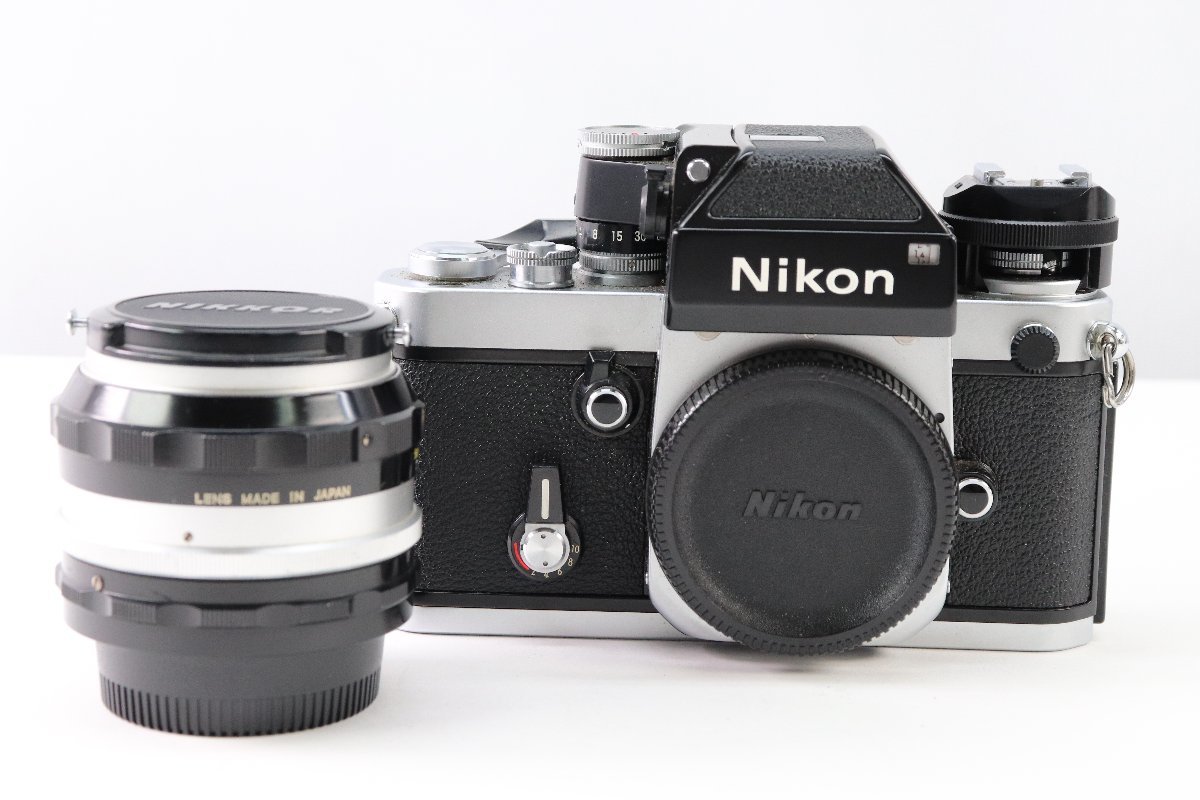 NIKON ニコン F2 フォトミック + NIKKOR-S AUTO 50mm F1.4 非AI 一眼レフ フィルムカメラ 単焦点レンズ 39179-H_画像1