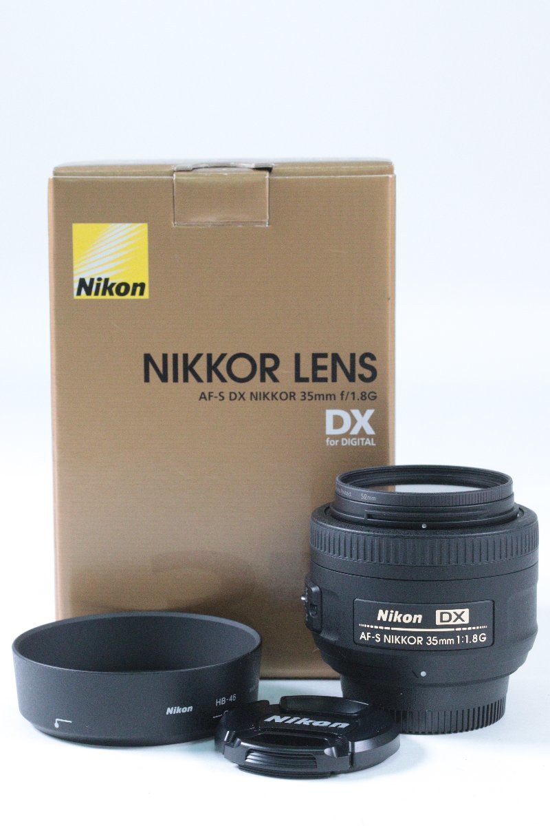 最安値得価Nikon - Nikon AF-S DX 35mm☆一眼レフ単焦点レンズ☆2895-1