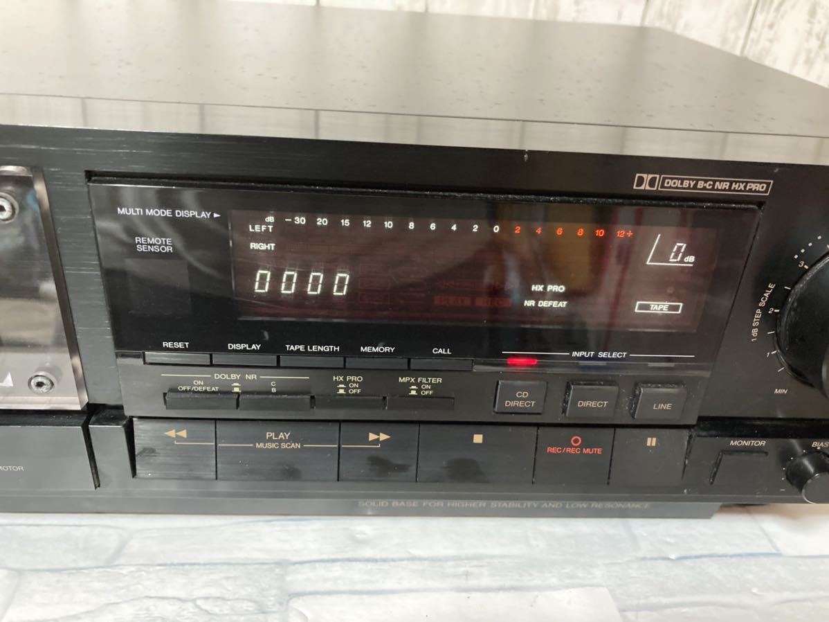 動作品 VICTOR ビクター TD-V711 3HAD機 最上位機種 カセットデッキ 動作品 VICTOR ビクター TD-V711 3HAD機 最上位機種 カセットデッキ