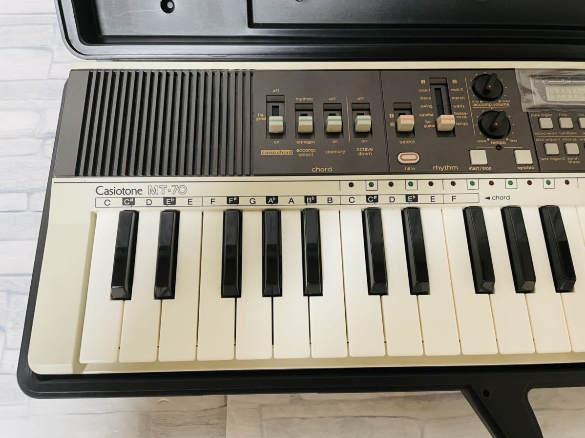 希少 CASIO casiotone MT-70 カシオ キーボード 動作品 付属品 希少 CASIO casiotone MT-70 カシオ キーボード 動作品 付属品