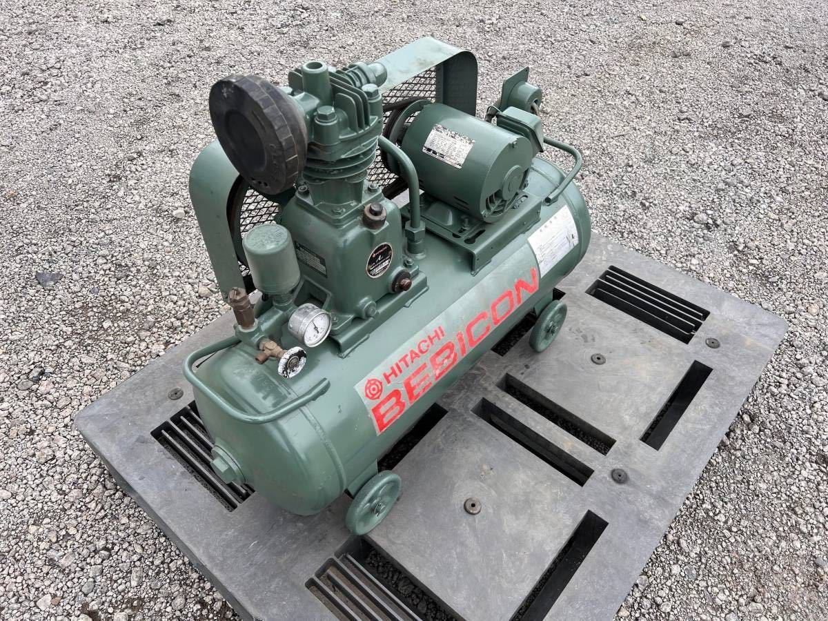001△HITACHI/日立 ベビコン レシプロコンプレッサー 0.75P-9.5V6 1