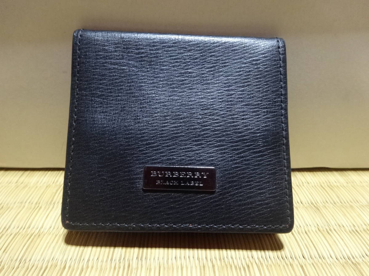 Burberry BLACK LABEL バーバリーブラックレーベル 小銭入れ コインケース_画像1