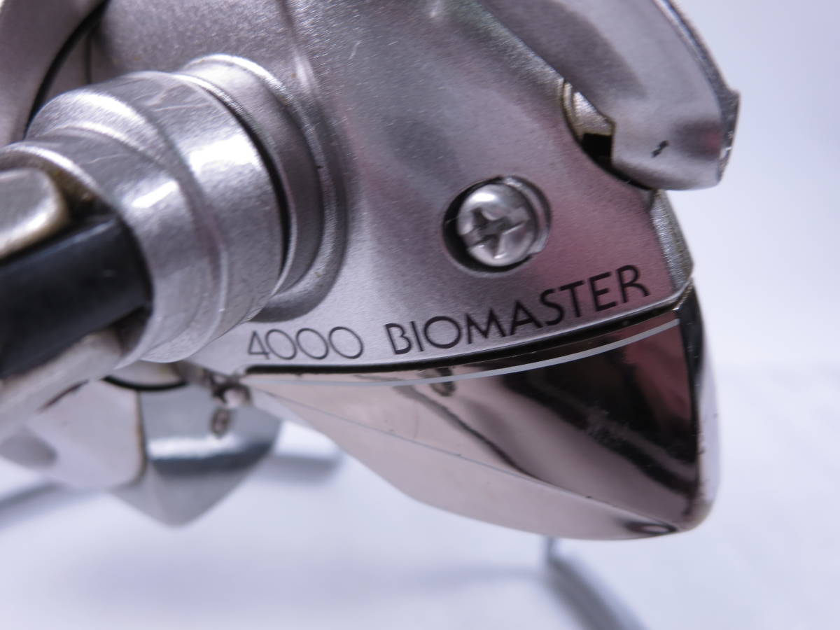 鑄【日本製】 シマノ 00 バイオマスター 4000 ダブルハンドル Shimano BIOMASTER スピニングリール 1101
