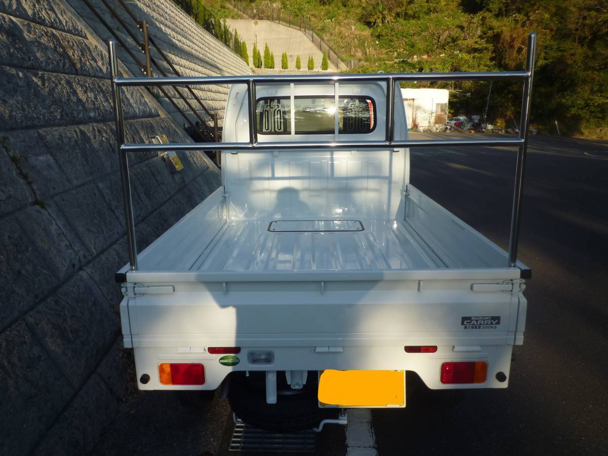 返品交換不可 全メーカー対応 軽トラ用 オールステンレス リアポスト