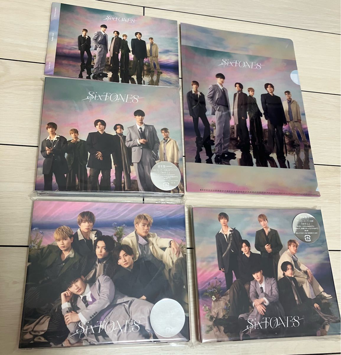限定製作 3形態セット SixTONES わたし 3形態セット (CD+DVD) CD 限定製作 3形態セット SixTONES わたし 3形態セット (CD+DVD) CD