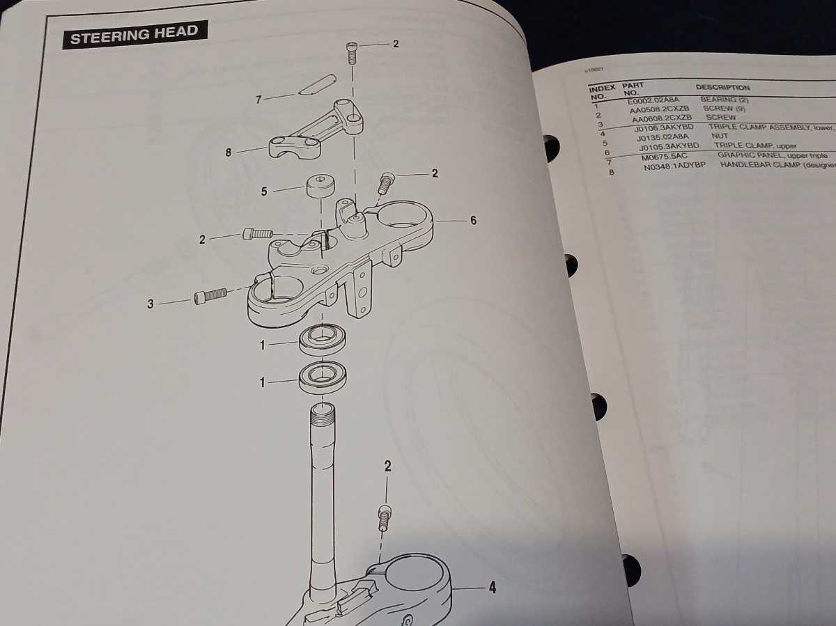 ■即決送料無■ハーレーダビッドソン純正/ビューエルbuell/2008/XB12Xユリシーズ/ULYSSESパーツカタログ オフィシャルファクトリーカタログ_画像7
