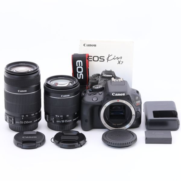 Canon キヤノン デジタル一眼レフカメラ EOS Kiss X7 ダブルズーム
