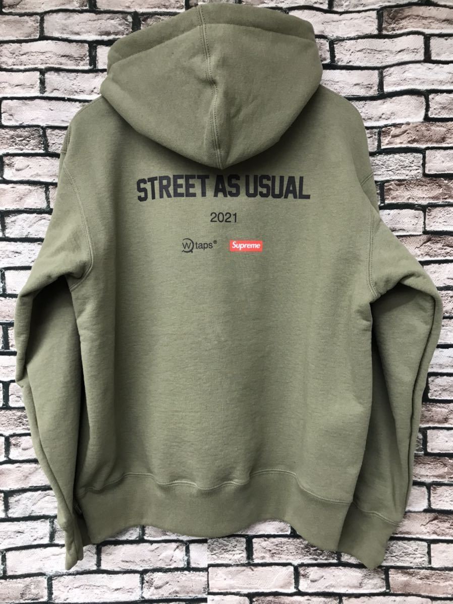 新品☆SUPREME シュプリーム☆21AW WTAPS Sic'em! Hooded Sweatshirt ダブルタップスシックエムプルオーバースウェットパーカー_画像2