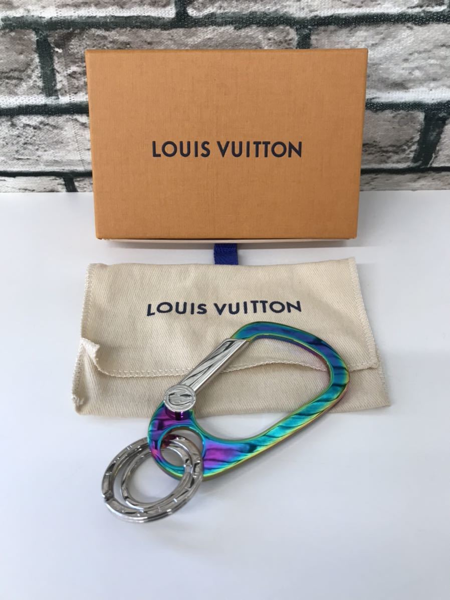 極美品☆LOUIS VUITTON×FRAGMENT ルイヴィトン×フラグメント☆17AW ポルトクレ・ムスクトン  モノグラムエクリプスカラビナキーホルダー