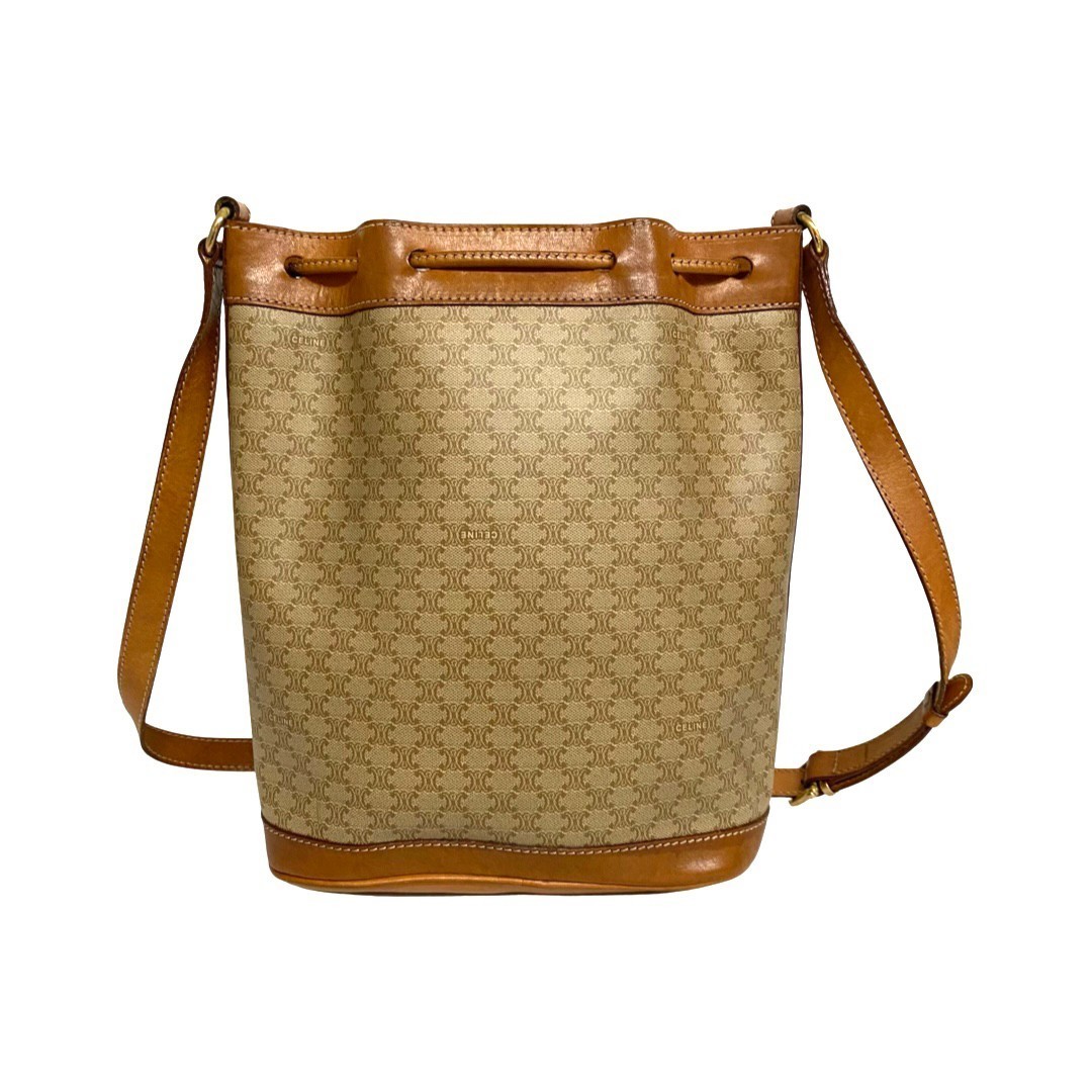 □ 美品 □ CELINE セリーヌ ヴィンテージ マカダム トリオンフ