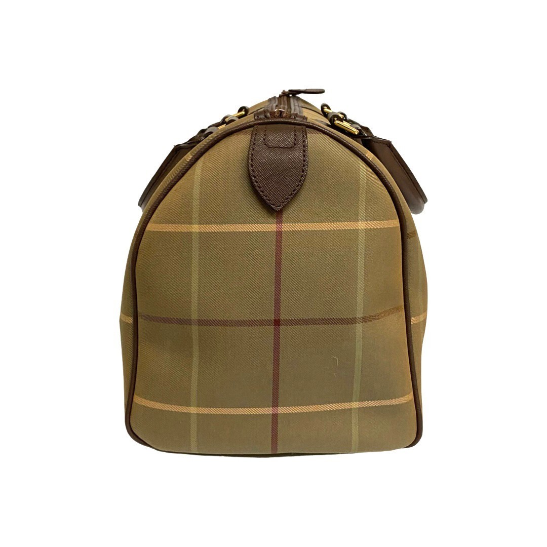 極 美品 BURBERRYS バーバリーズ ヴィンテージ レザー キャンバス ノバ
