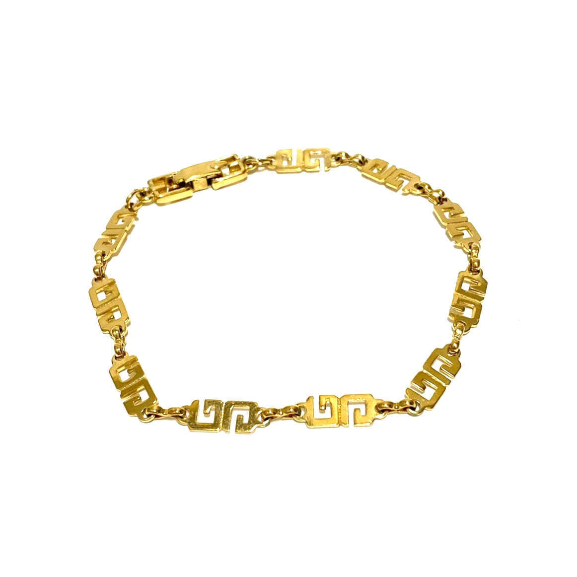 極 美品 希少品 GIVENCHY ジバンシィ ジバンシー G ロゴ 金具 ゴールド