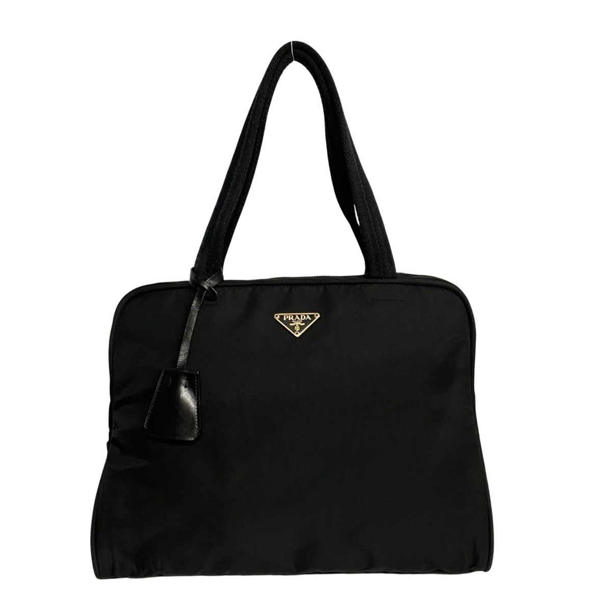 お得な特別割引価格) PRADA プラダ ナイロン ハンドバッグ トート 黒