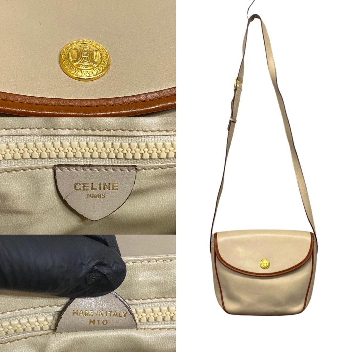 □ 美品 □ CELINE セリーヌ ヴィンテージ マカダム ブラゾン