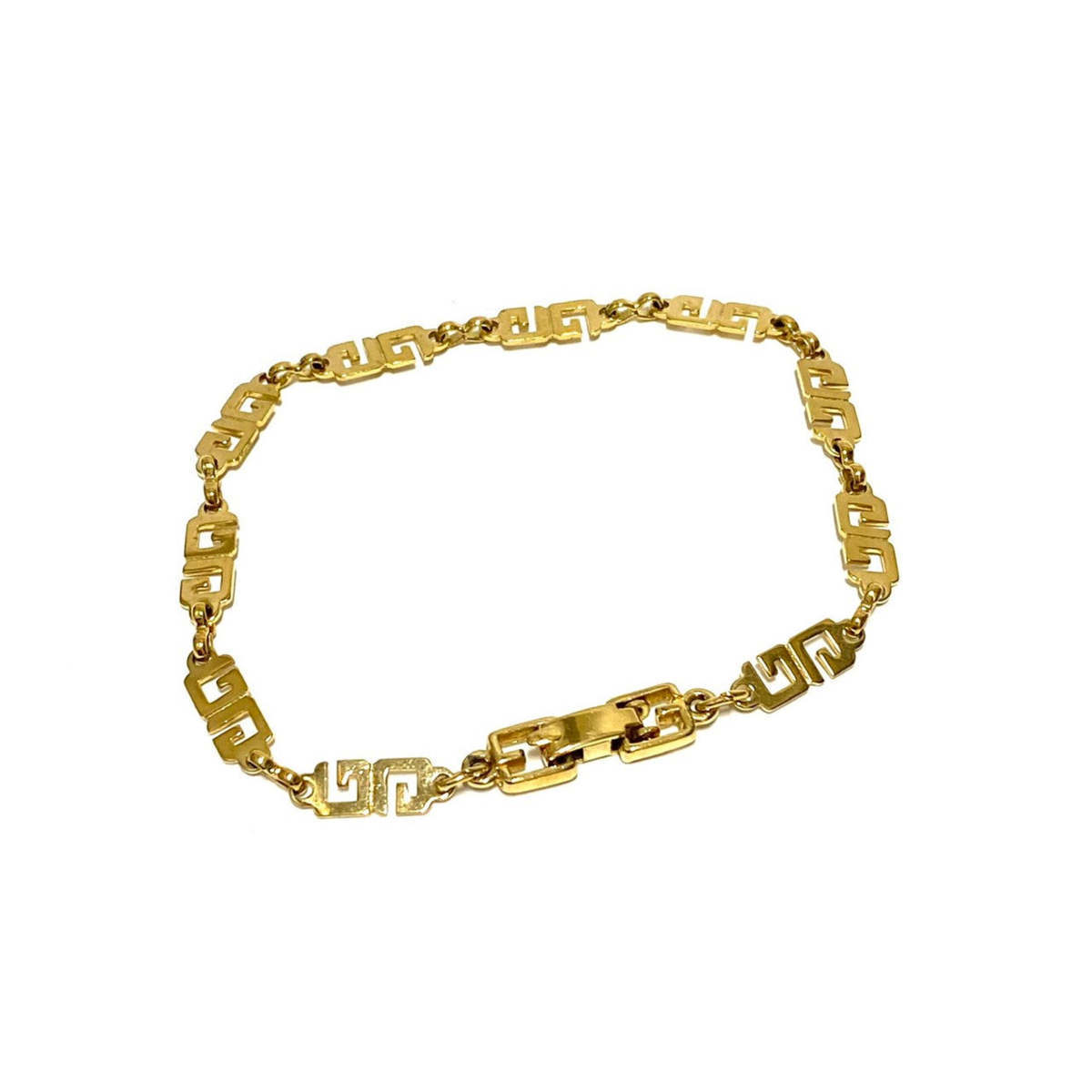 極 美品 希少品 GIVENCHY ジバンシィ ジバンシー G ロゴ 金具 ゴールド