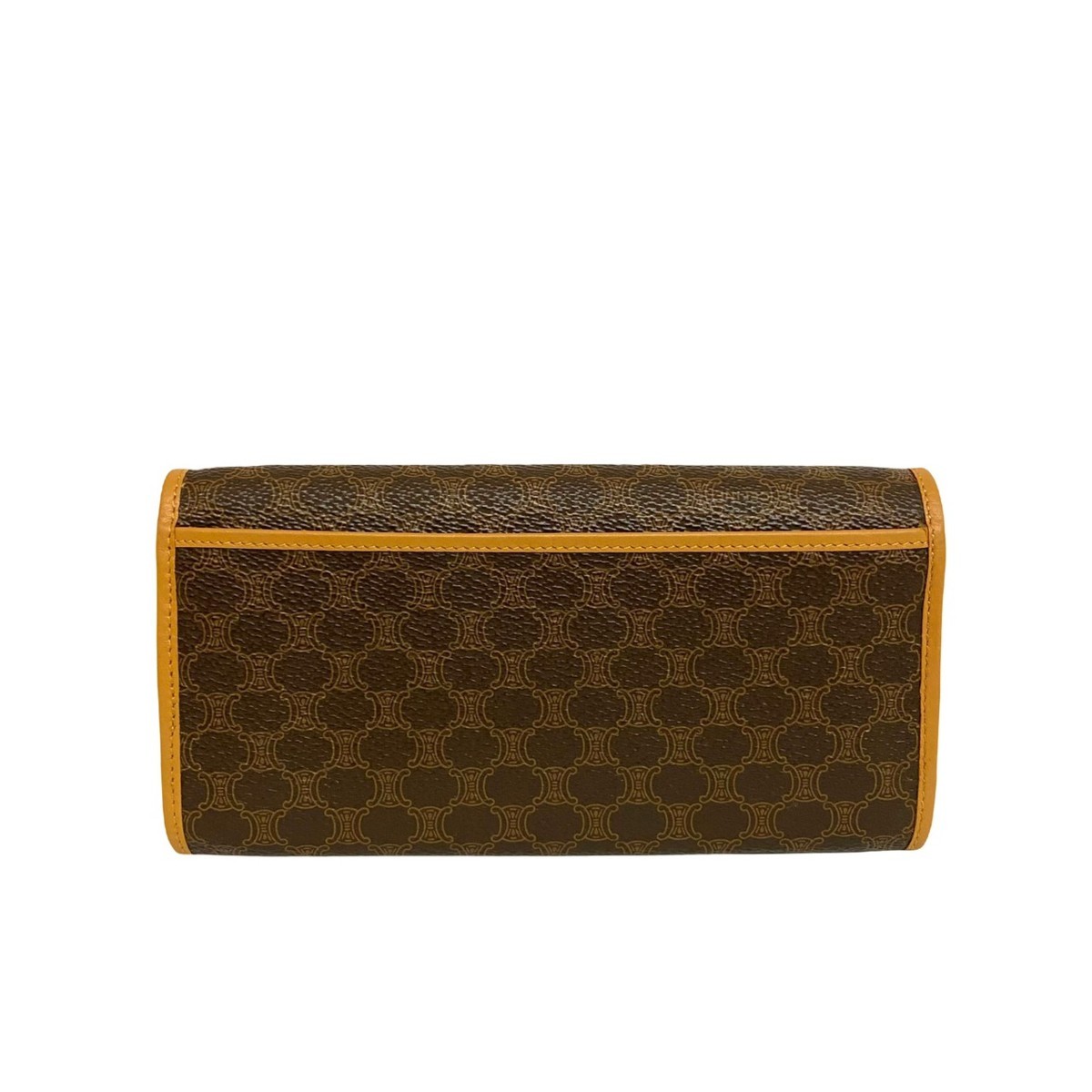 極上 美品 希少 CELINE セリーヌ マカダム ブラゾン トリオンフ ロゴ