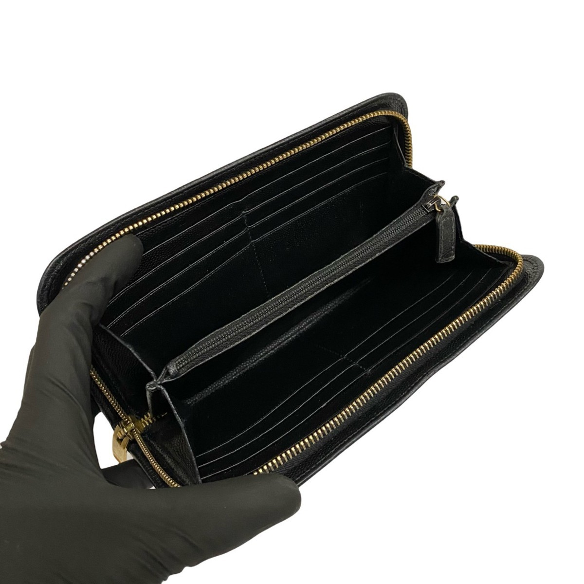 極 美品 希少品 レア サンローランパリ レザー 本革 ロゴ 刻印