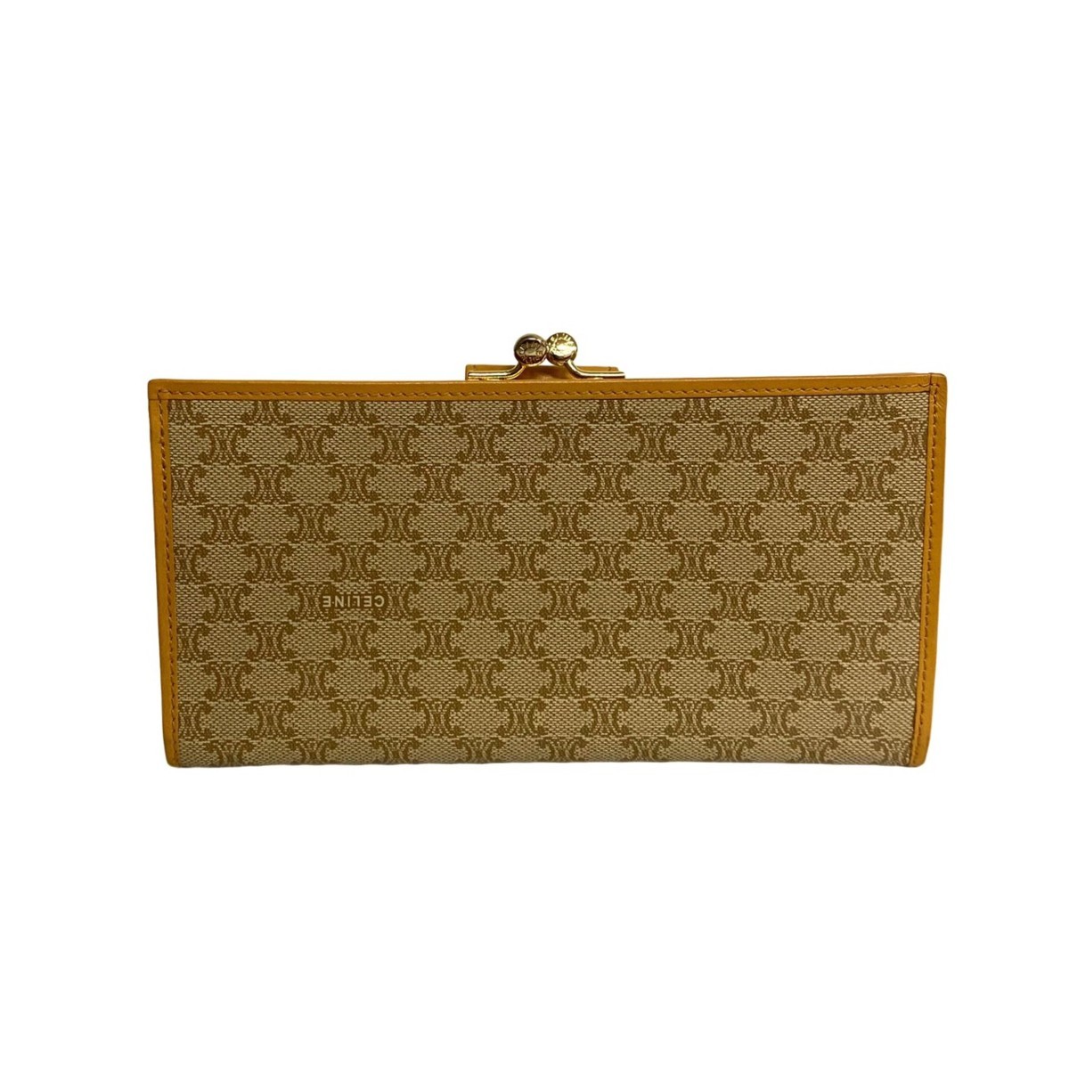 ほぼ未使用 CELINE セリーヌ ヴィンテージ マカダム ブラゾン
