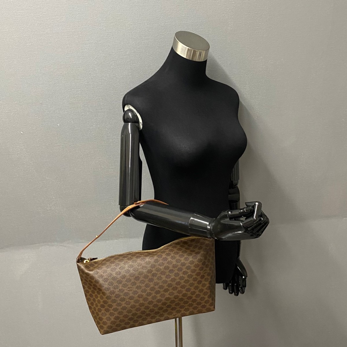 極 美品 レア CELINE セリーヌ ヴィンテージ マカダム ブラゾン 柄