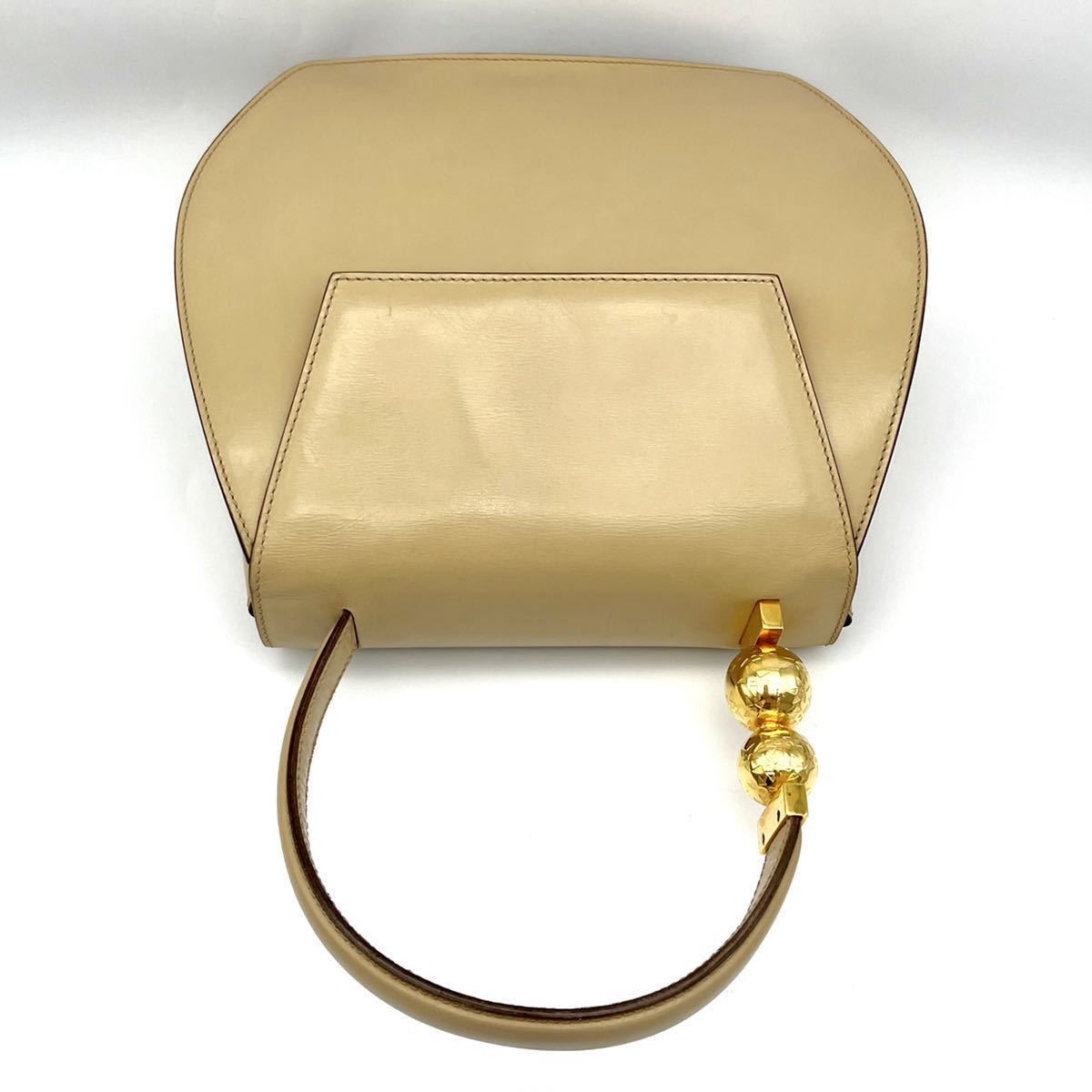 1円 美品 CELINE セリーヌ オールド ヴィンテージ カーフ レザー
