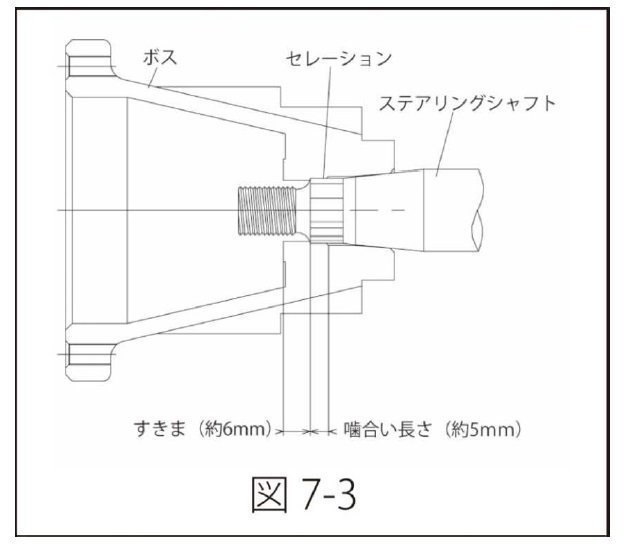 ★ワークスベル★ 車検対応 ステアリングボス【534】★DAIHATSU ハイゼットカーゴ S200/S210 H11/1～H16/11（※注意：機械式エアバッグ付）_画像2