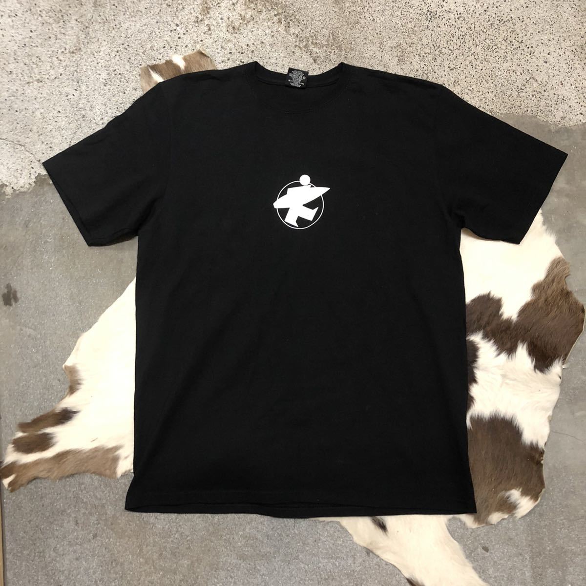 Stussy ロゴプリント Tシャツ クラシック 黒タグ ビッグシルエット 黒 ブラック ステューシー size M(日本サイズL相当)_画像2