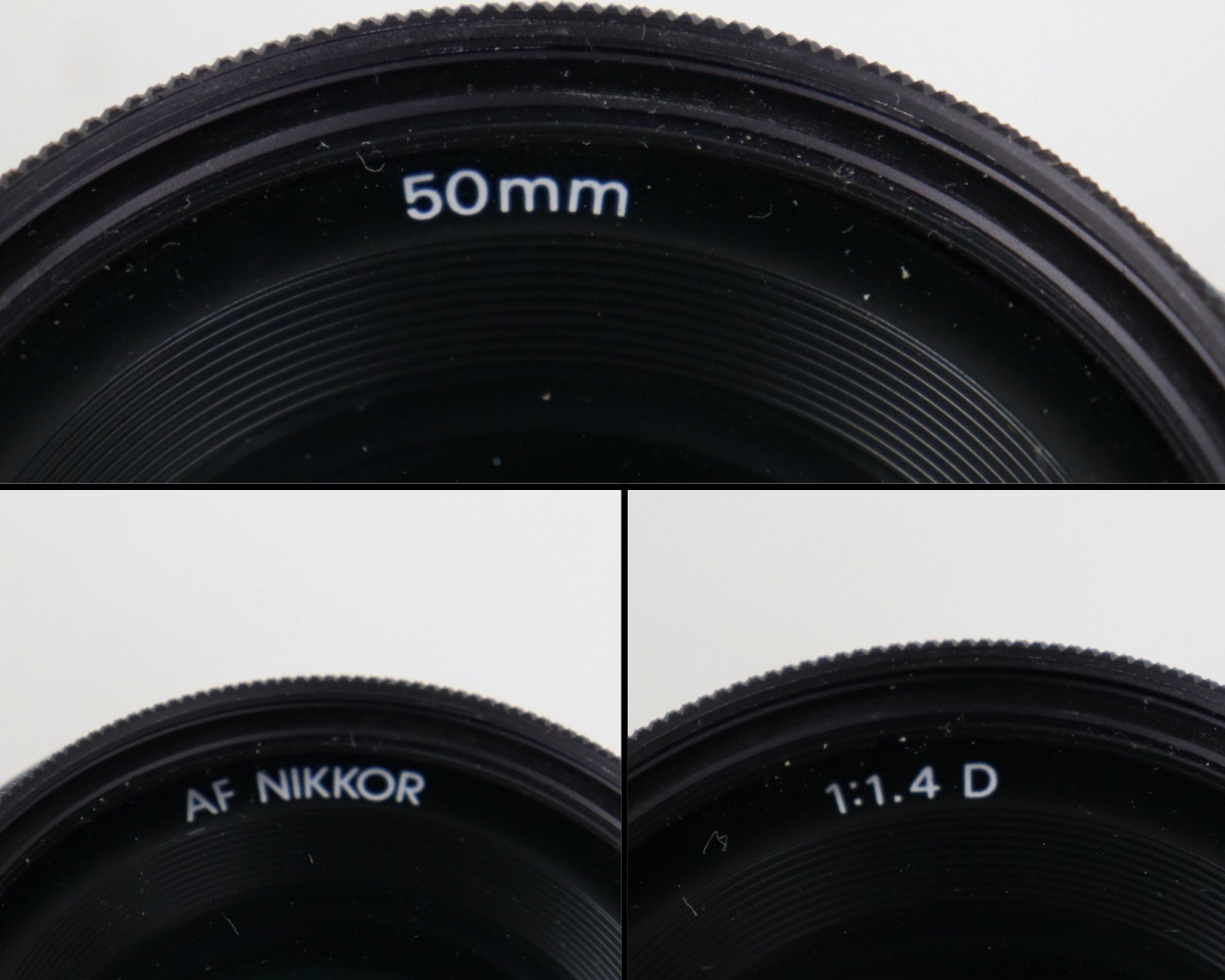 Nikon AF NIKKOR 50mm 1:1.4 D L37c 52mm ニコン ニッコール 一眼レフカメラ レンズ オートフォーカス 写真撮影 記念写真 009JNHK65_画像8