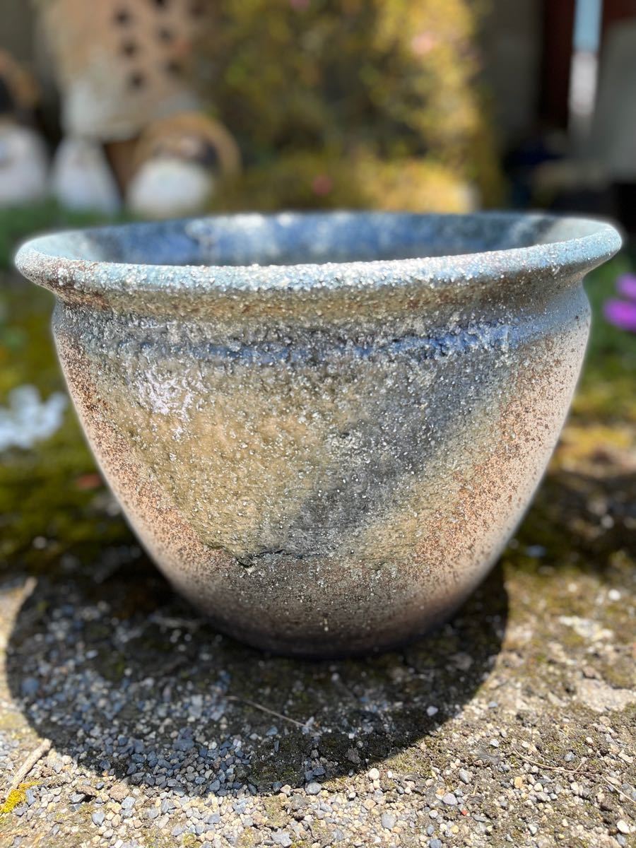 信楽焼 メダカ鉢 睡蓮鉢 水鉢 直径31cm | monsterdog.com.br