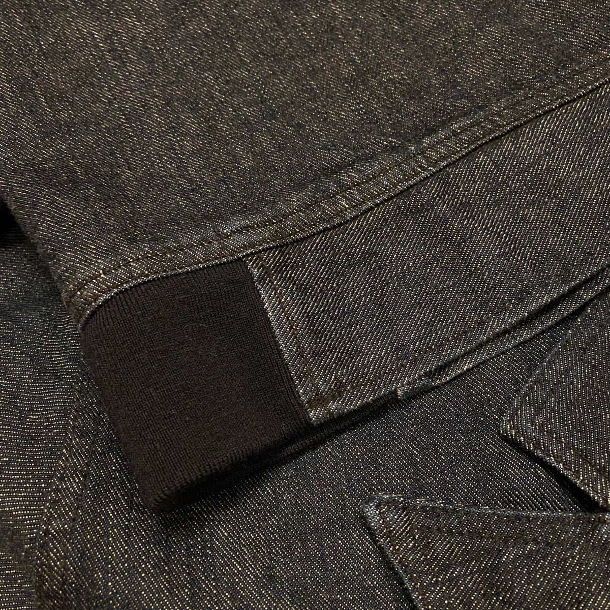 ほぼ未使用 EVISU エヴィス デニムジャケット Gジャン 黒タグ ほぼ未使用 EVISU エヴィス デニムジャケット Gジャン 黒タグ