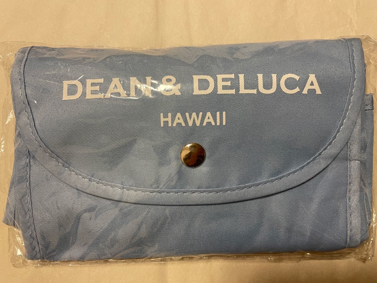 DEAN&DELUCA ブルー dean&deluca ハワイ ショッピングバッグ エコバッグ