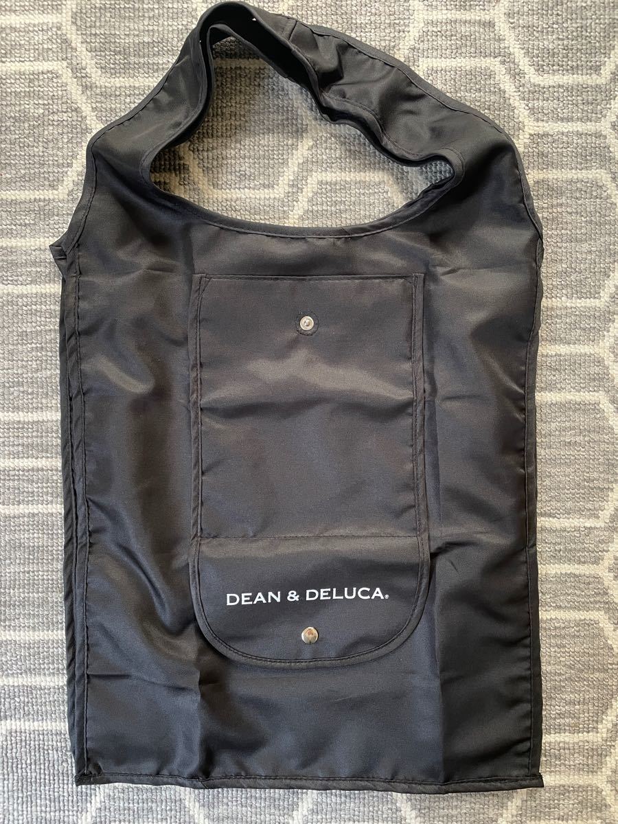 DEAN&DELUCA ショッピングバッグ ディーンアンドデルーカ エコバッグ 黒 ブラック