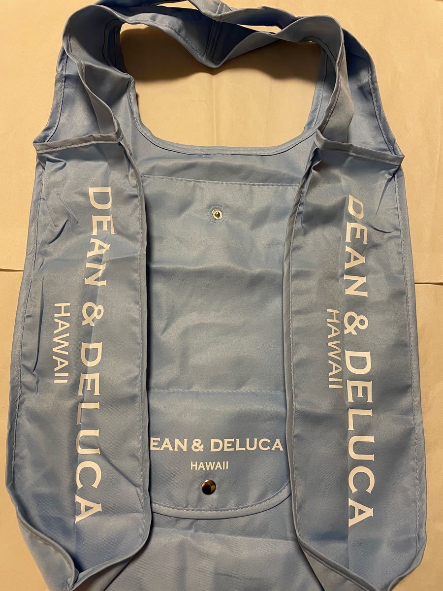 DEAN&DELUCA ショッピングバッグ エコバッグ ハワイ ブルー