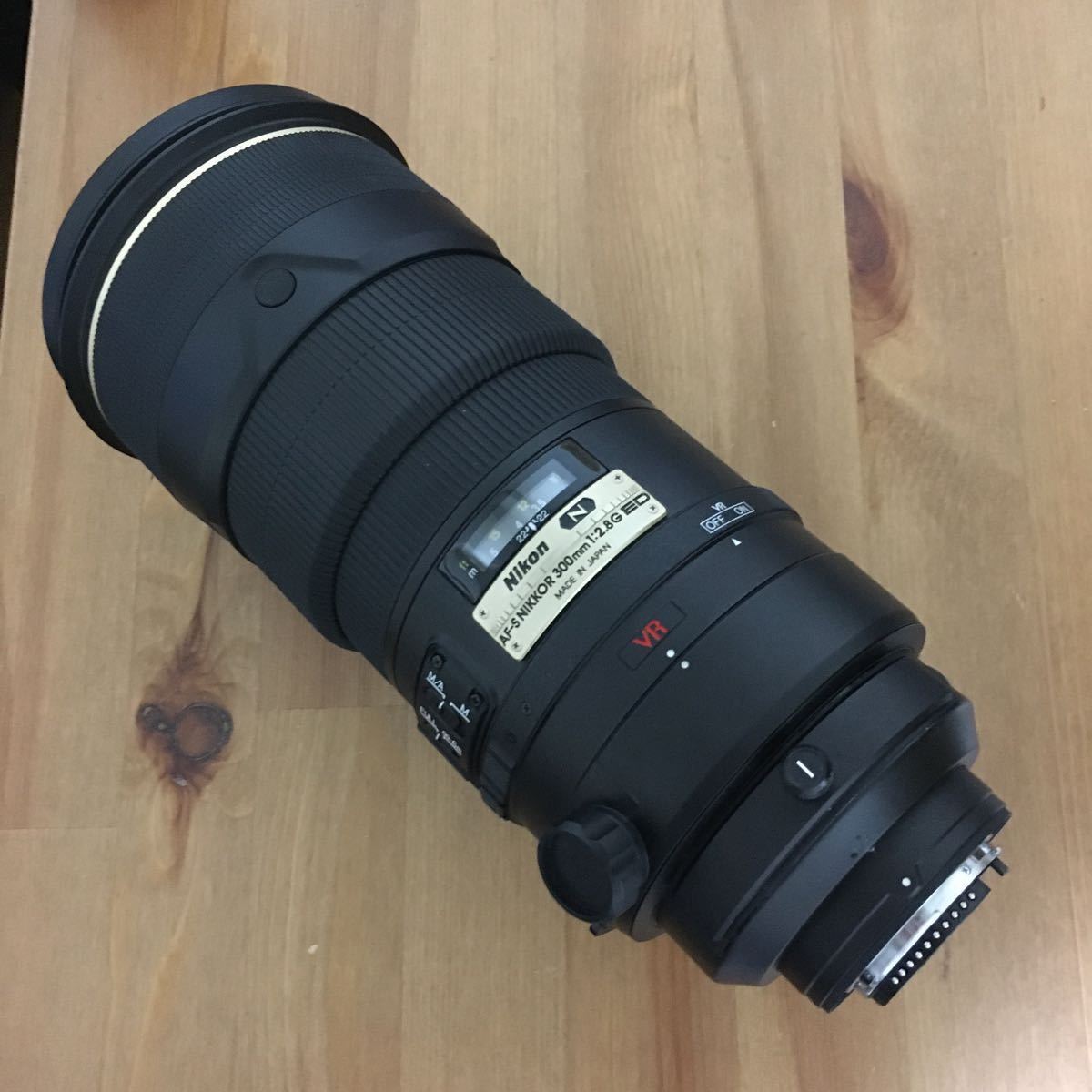 Nikon AF-S VR Nikkor 300mm f/2.8G IF-ED 1円〜 ノーチェック、動作