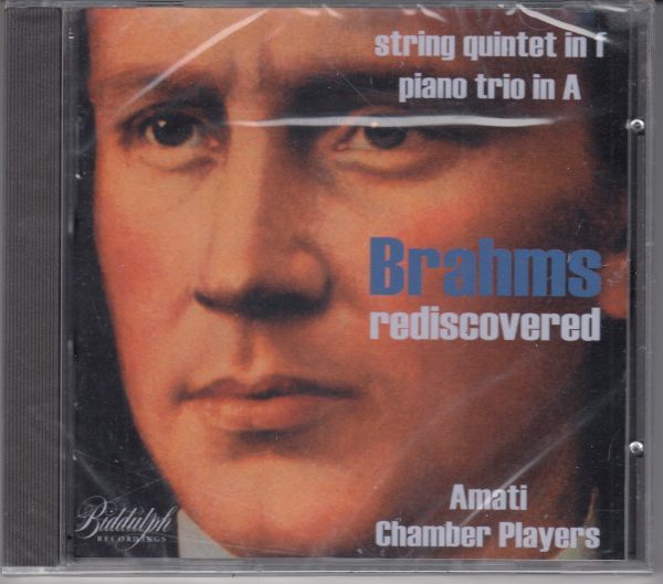 [CD/Biddulph]ブラームス:弦楽五重奏曲ヘ短調&ピアノ三重奏曲イ長調/アマティ室内プレイヤーズ 1997_画像1