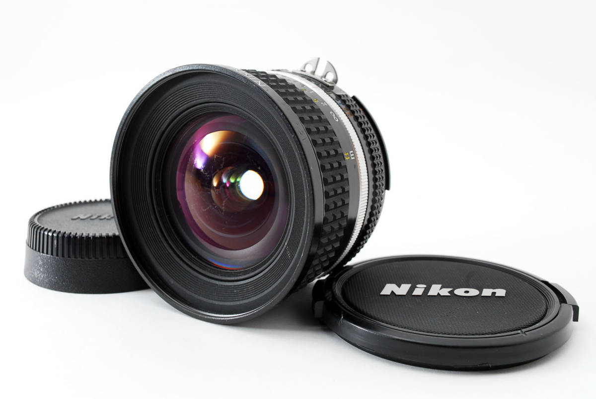 即決 Nikon ニコン Nikkor Ai-s 20mm F/2.8 MF Wide Angle Prime Lens