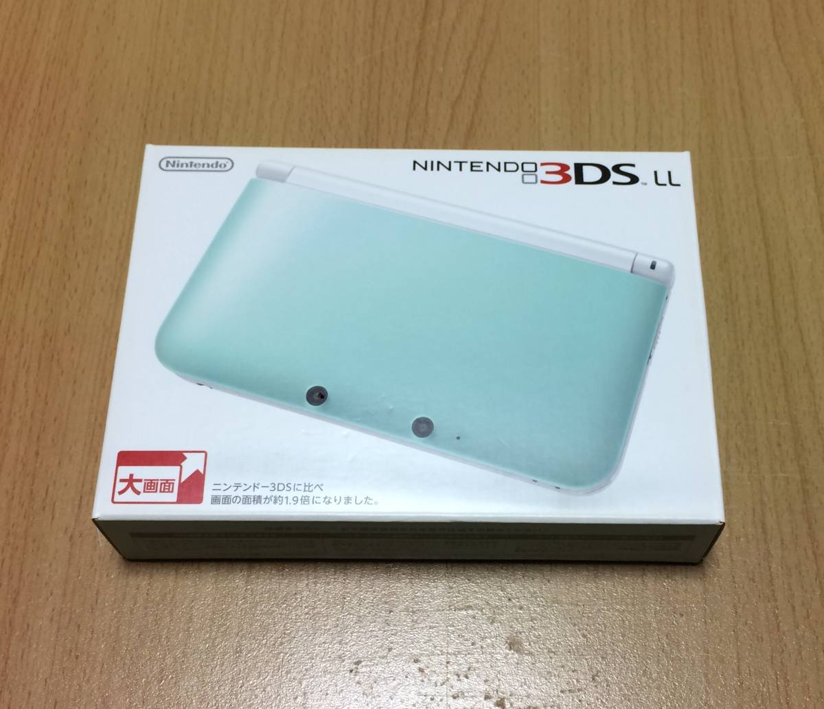 ☆未使用品☆極美品ニンテンドー3DS LL ミント×ホワイト生産終了-