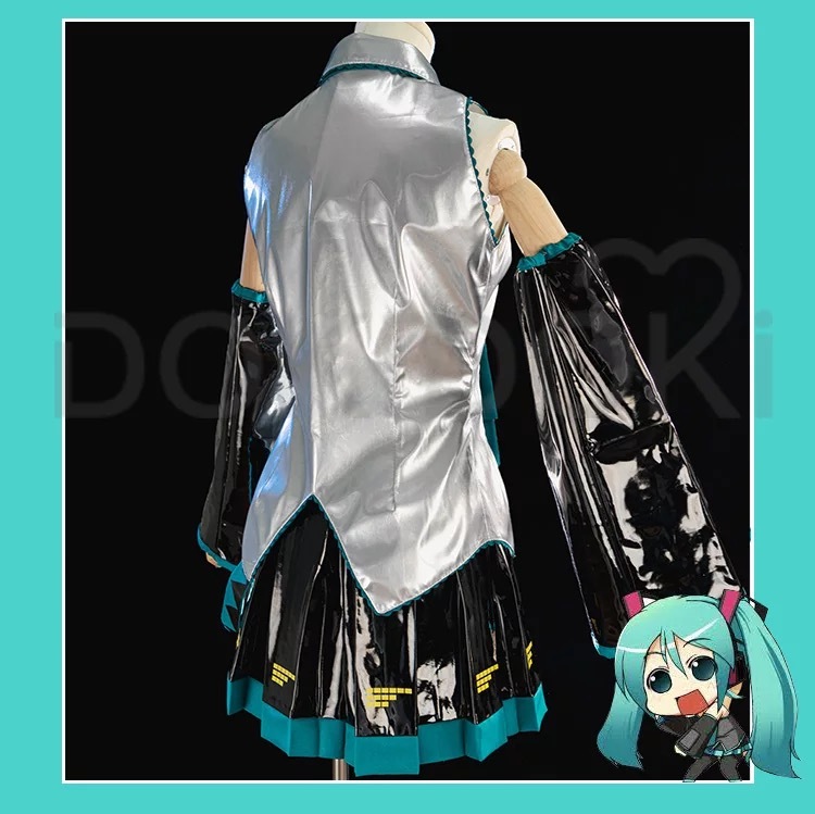 エナメル☆初音ミク☆萌え系超S級美女コスプレ撮影時の衣装 エナメル☆初音ミク☆萌え系超S級美女コスプレ撮影時の衣装
